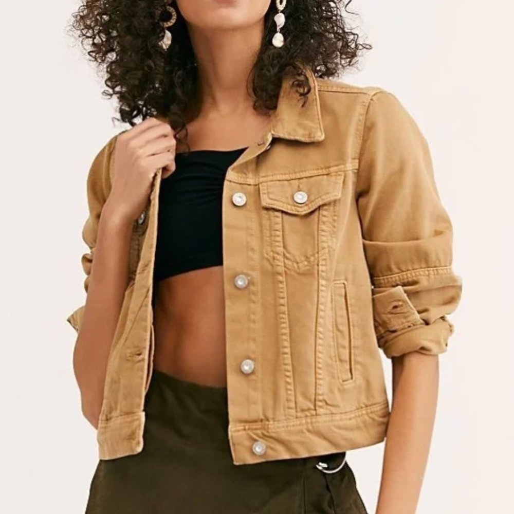 Free People Rumors Denim Jacket